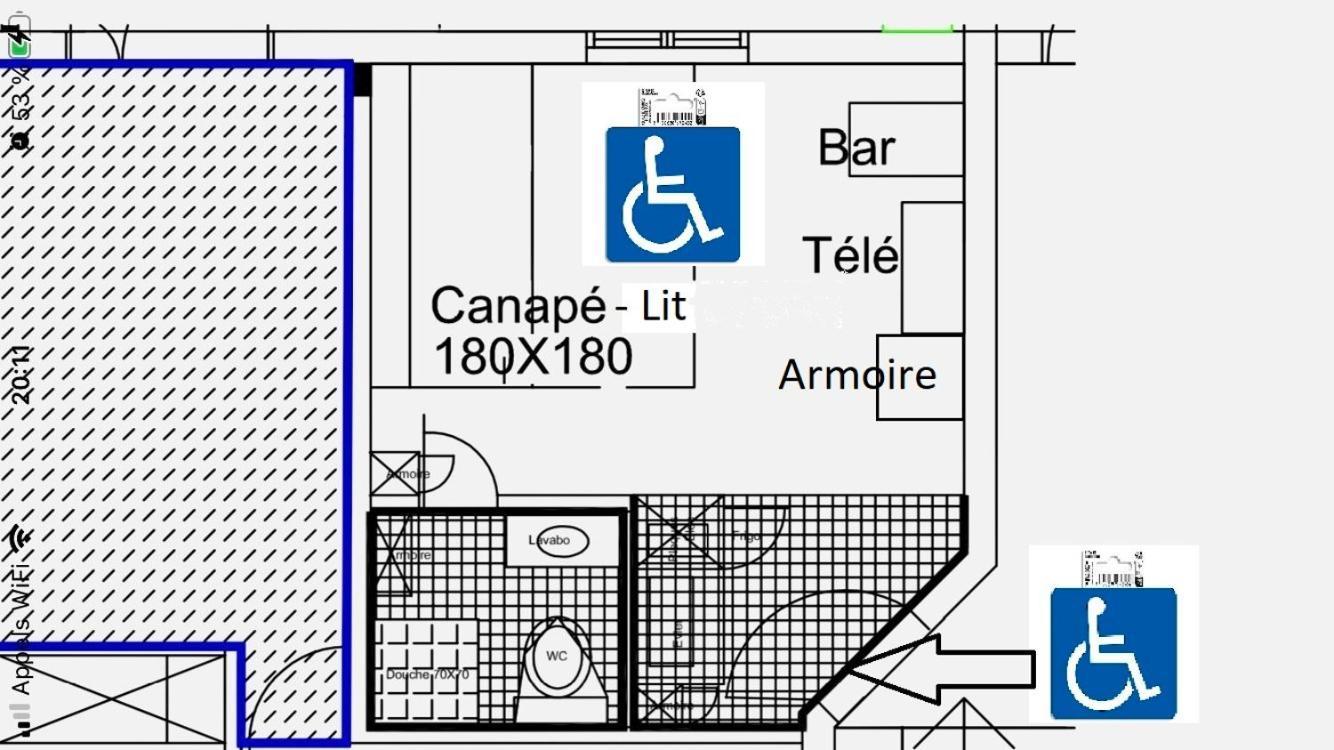 Studio "Maryline" Sejours Parisiens Abordables - Rez De Chaussee Sur Beau Patio Ombrage- Accessible Handcaps - Grand Canape-Lit Clic Clac 2 Places - Cuisine Equipee - Salle De Bains - 5 Minutes Du Metro Brochant Ligne 13,Bus 74 Et 31 Esterno foto